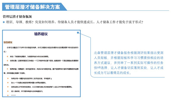 管理层潜才储备解决方案 管理层潜才储备解决方案